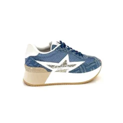 Sport|Compensées & Plateformes<Liu.Jo Baskets Running Plateforme Ba4083 Textile Bleu