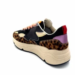 Teenager|Sport Chic<royal trading - serafini Baskets Running Serafini Ai24dmal04 Textile &amp; Léo Noir