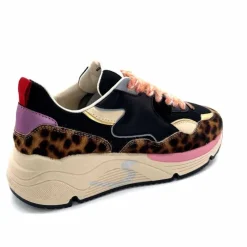 Teenager|Sport Chic<royal trading - serafini Baskets Running Serafini Ai24dmal04 Textile &amp; Léo Noir