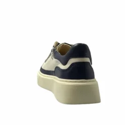 Sport Chic|Baskets<Softwaves Baskets 8.80.01/03 Cuir Crème & Marine