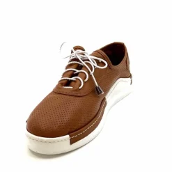 Basic|Baskets<428-ivoire Baskets Souples Ivoire G377 791 Cuir Marron