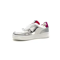 Teenager|Décontracté<Victoria Baskets 1257120 Cuir Argent Rose Blanc