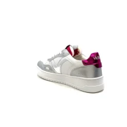 Teenager|Décontracté<Victoria Baskets 1257120 Cuir Argent Rose Blanc