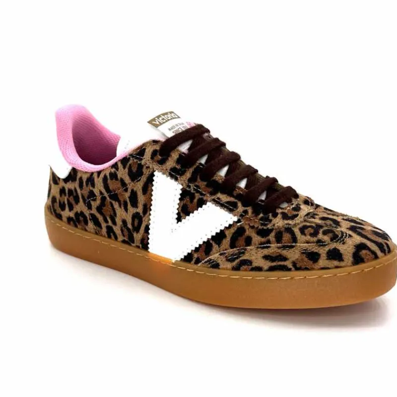 Animalier|Baskets<Victoria Baskets 1126205 Cuir Léo Léopard