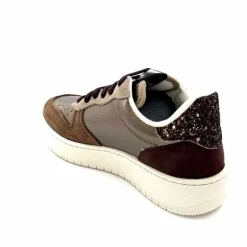 Teenager|Baskets<Victoria Baskets 1258257 Cuir Platine Marron