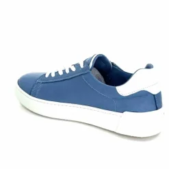 Sport Chic|Baskets<ivoire422 Baskets Zip Ivoire 278 Cuir Bleu