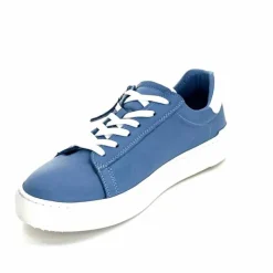 Sport Chic|Baskets<ivoire422 Baskets Zip Ivoire 278 Cuir Bleu