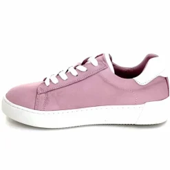 Sport Chic|Basic<ivoire422 Baskets Zip Ivoire 278 Cuir Rose