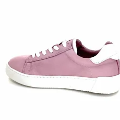Sport Chic|Basic<ivoire422 Baskets Zip Ivoire 278 Cuir Rose