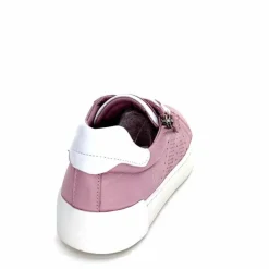 Sport Chic|Basic<ivoire422 Baskets Zip Ivoire 278 Cuir Rose