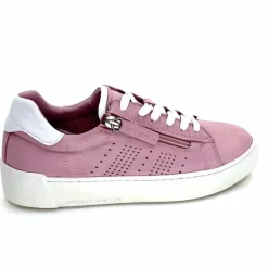 Sport Chic|Basic<ivoire422 Baskets Zip Ivoire 278 Cuir Rose