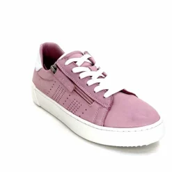 Sport Chic|Basic<ivoire422 Baskets Zip Ivoire 278 Cuir Rose