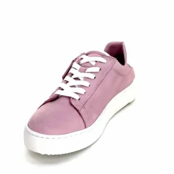 Sport Chic|Basic<ivoire422 Baskets Zip Ivoire 278 Cuir Rose