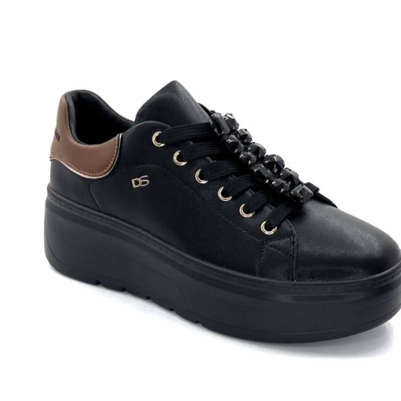 Masculin|Bijoux<Ivoire0130a Baskets Zip Ivoire 675527 Cuir Noir