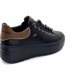 Masculin|Bijoux<Ivoire0130a Baskets Zip Ivoire 675527 Cuir Noir