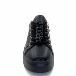 Masculin|Bijoux<Ivoire0130a Baskets Zip Ivoire 675527 Cuir Noir