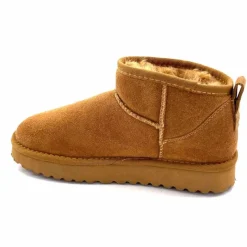 Fourrure|Décontracté<Liu.Jo Boots Fourrées Mouton Sf423 Daim Cognac Marron