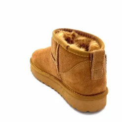 Fourrure|Décontracté<Liu.Jo Boots Fourrées Mouton Sf423 Daim Cognac Marron