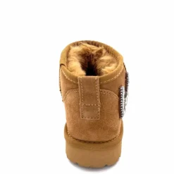 Fourrure|Décontracté<Liu.Jo Boots Fourrées Mouton Sf423 Daim Cognac Marron