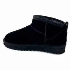 Fourrure|Fourrées<Liu.Jo Boots Fourrées Mouton Sf423 Daim Noir