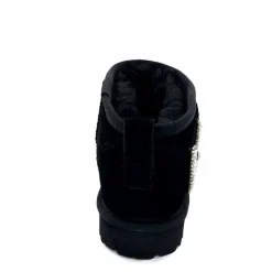 Fourrure|Fourrées<Liu.Jo Boots Fourrées Mouton Sf423 Daim Noir