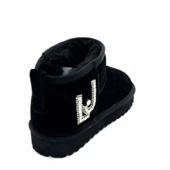 Fourrure|Fourrées<Liu.Jo Boots Fourrées Mouton Sf423 Daim Noir