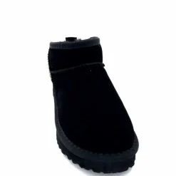 Fourrure|Fourrées<Liu.Jo Boots Fourrées Mouton Sf423 Daim Noir