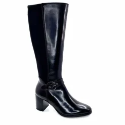 Talon|Féminin<Regarde Le Ciel Bottes à Talon Joan 18 Cuir Noir