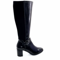 Talon|Féminin<Regarde Le Ciel Bottes à Talon Joan 18 Cuir Noir