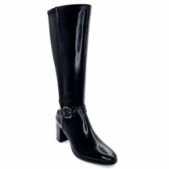 Talon|Féminin<Regarde Le Ciel Bottes à Talon Joan 18 Cuir Noir