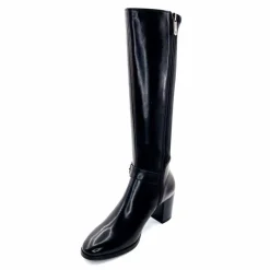 Talon|Féminin<Regarde Le Ciel Bottes à Talon Joan 18 Cuir Noir