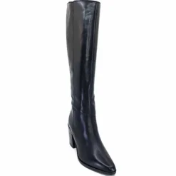 Féminin|Basic<Ivoire0104a Bottes à Talons Ivoire 46360 Cuir Noir