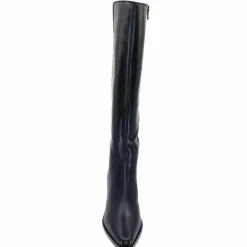 Féminin|Basic<Ivoire0104a Bottes à Talons Ivoire 46360 Cuir Noir