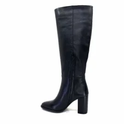 Elégant|Bottes<Ivoire0104a Bottes à Talons Ivoire 52108 Cuir Noir
