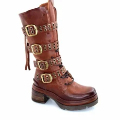 Rock|Mi-bottes<AS 98 Bottes AS98 A89321 Cuir Marron