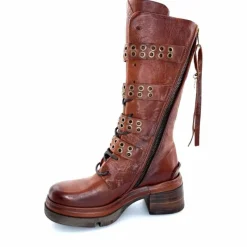 Rock|Mi-bottes<AS 98 Bottes AS98 A89321 Cuir Marron