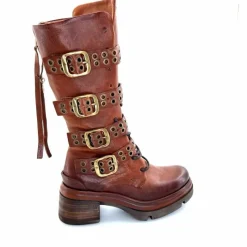 Rock|Mi-bottes<AS 98 Bottes AS98 A89321 Cuir Marron