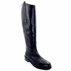 Basic|Bottes<marcha / m.moustafa Bottes Cavalières Ivoire E951 Flory Cuir Noir