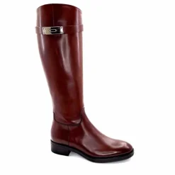 Bijoux|Basic<Triver Flight Bottes Cavalières 599 09 Cuir Marron