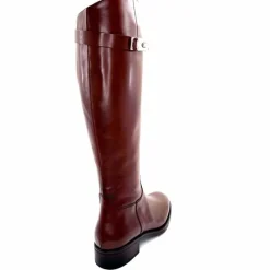 Bijoux|Basic<Triver Flight Bottes Cavalières 599 09 Cuir Marron