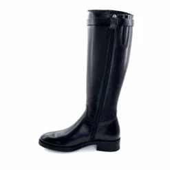 Bijoux|Basic<Triver Flight Bottes Cavalières 599 09 Cuir Noir