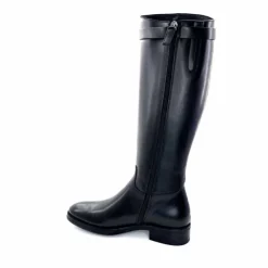 Bijoux|Basic<Triver Flight Bottes Cavalières 599 09 Cuir Noir