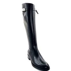 Bijoux|Basic<Triver Flight Bottes Cavalières 599 09 Cuir Noir