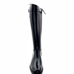 Bijoux|Basic<Triver Flight Bottes Cavalières 599 09 Cuir Noir