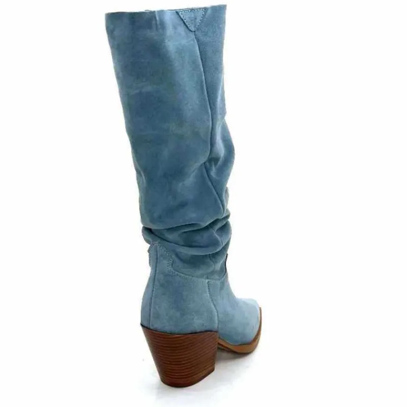 Rock|Bottines Eté<Alpe Bottes d'été 50171126 Daim Ciel Bleu