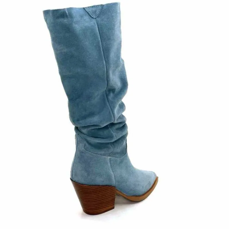 Rock|Bottines Eté<Alpe Bottes d'été 50171126 Daim Ciel Bleu