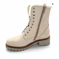 Neige|Montagne<gemilli sarl - hooper Bottes Fourrées Hooper Shoes Alix Cuir Crème