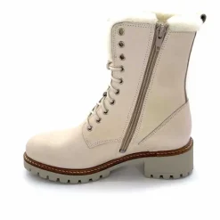Neige|Montagne<gemilli sarl - hooper Bottes Fourrées Hooper Shoes Alix Cuir Crème