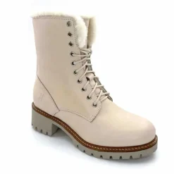 Neige|Montagne<gemilli sarl - hooper Bottes Fourrées Hooper Shoes Alix Cuir Crème