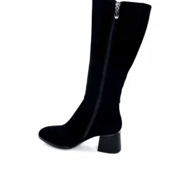 Soirée|Bottes<Elue Par Nous Bottes Genouillère Sariegois Daim Noir